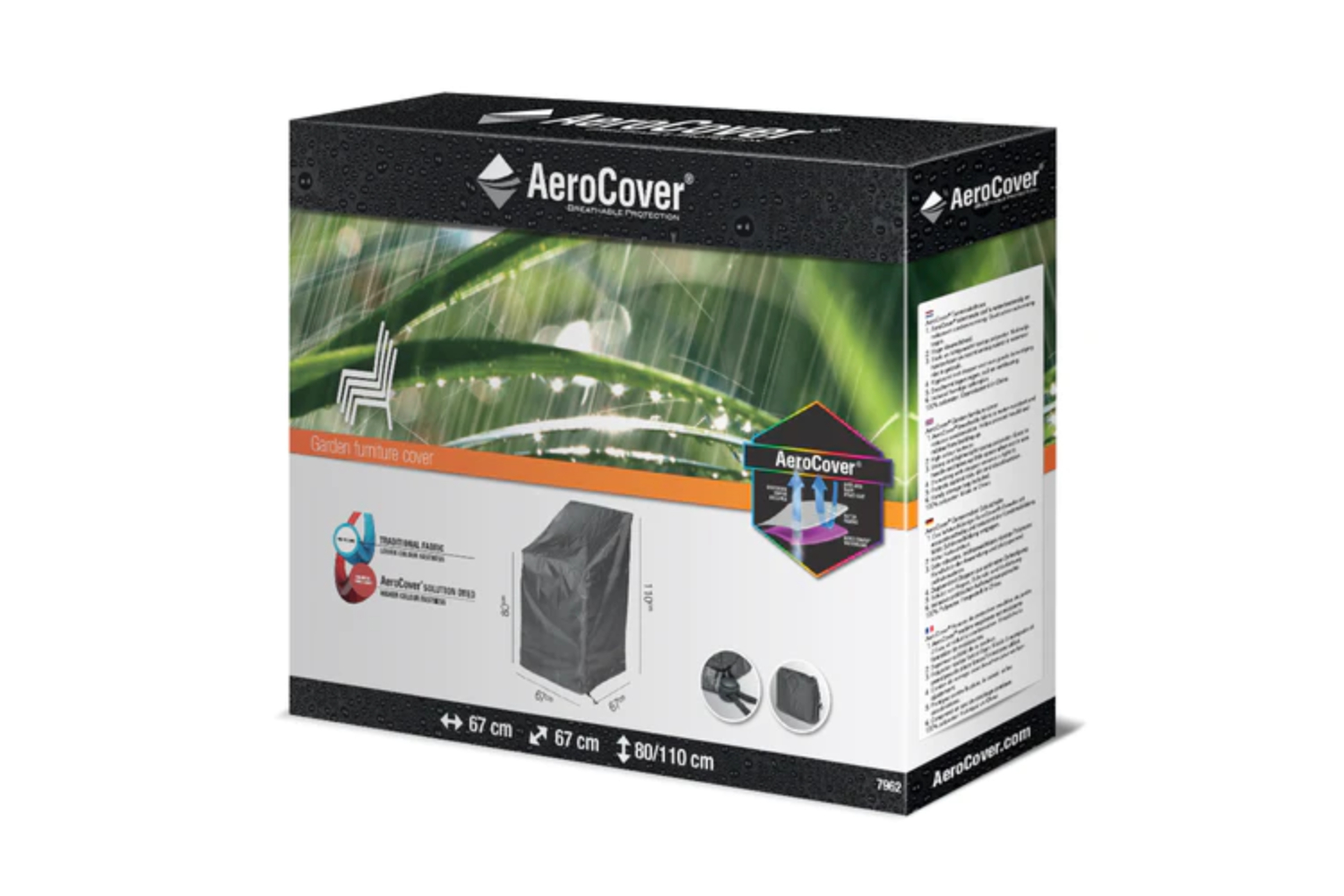AeroCover Stackable Chair Cover | 67 x 67 x 110cm