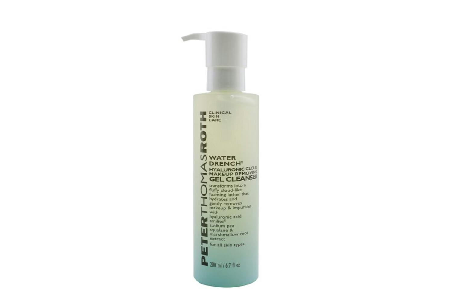 Peter Thomas Roth 267169 Water Drench Hyaluronic Cloud Makeup Removing Gel Cleanser | 200ml