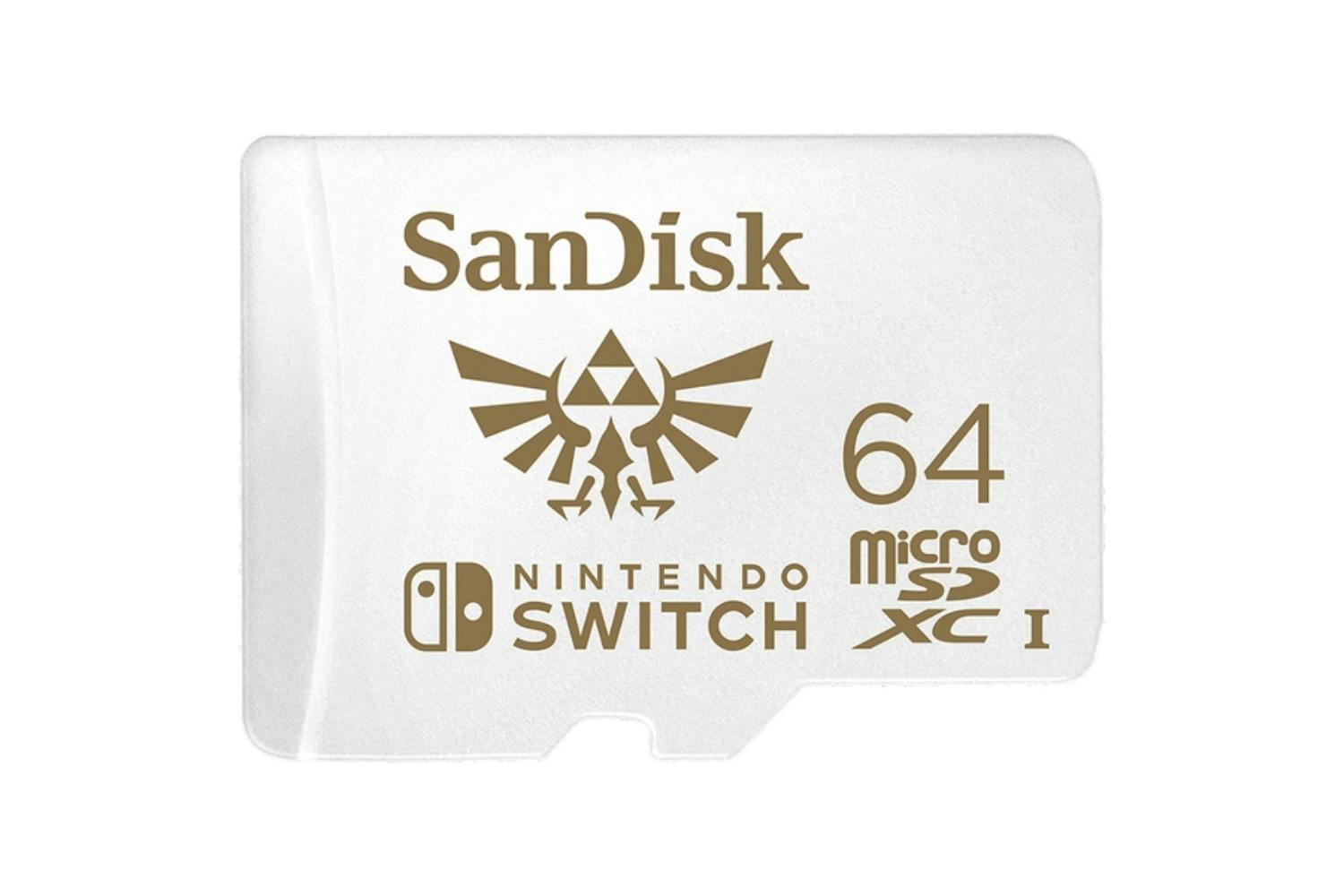 SanDisk Nintendo Switch Ultra Micro SD Card | 64GB | Zelda Link