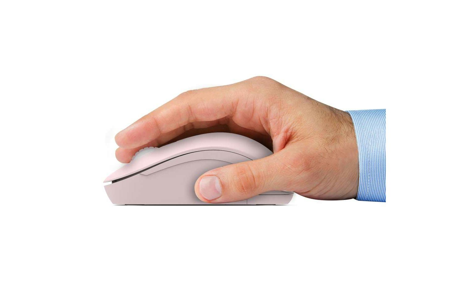 Port Designs Wireless Mouse USB-A&C | Blush