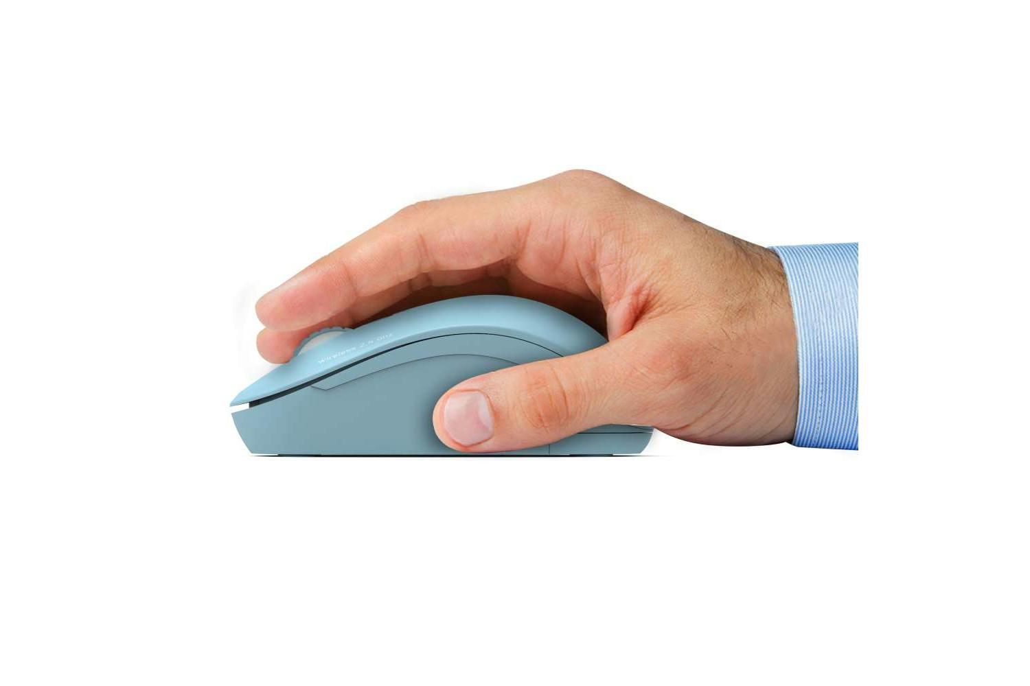 Port Designs Wireless Mouse USB-A&C | Azure