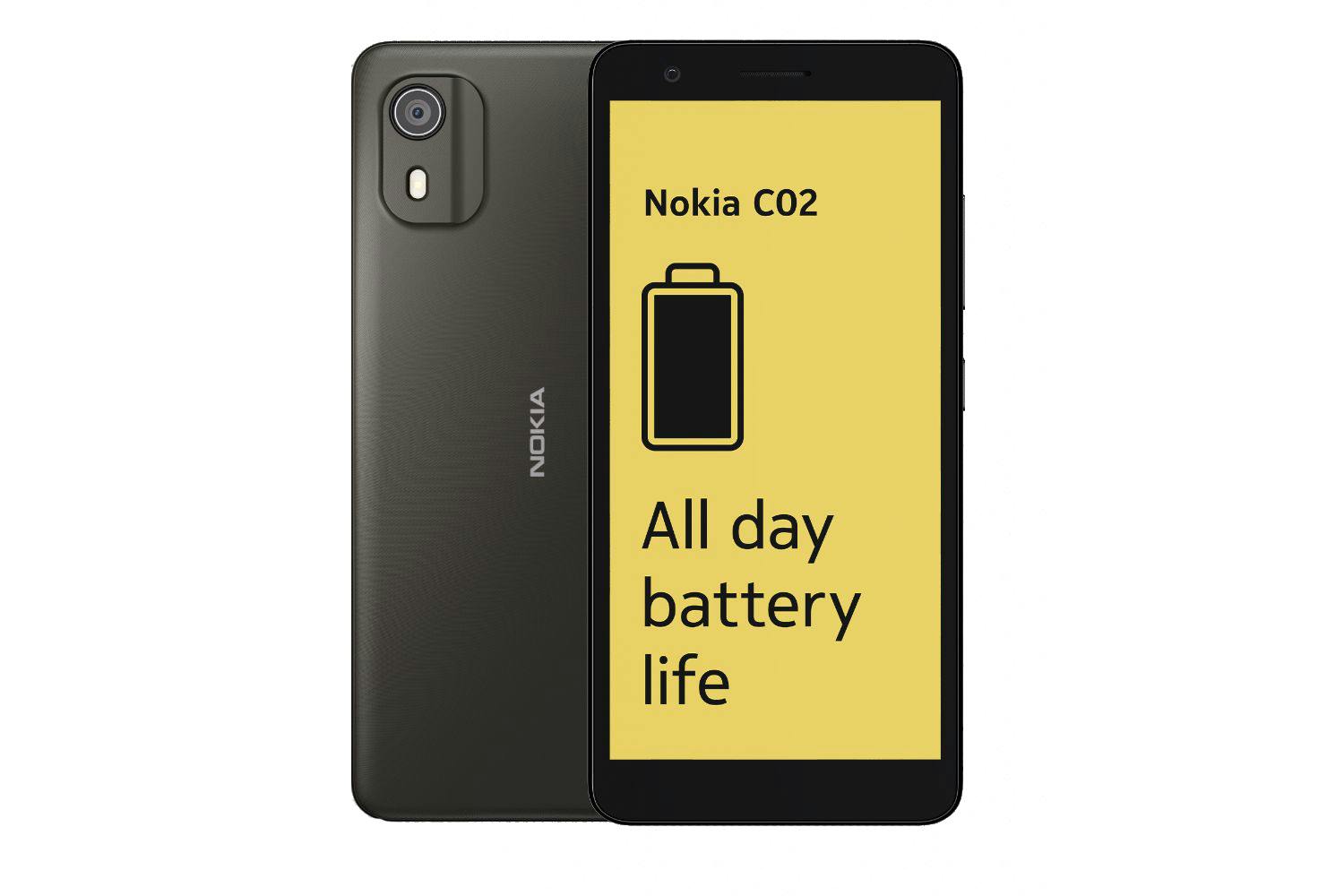 Nokia C02 | 2GB | 32GB | Charcoal