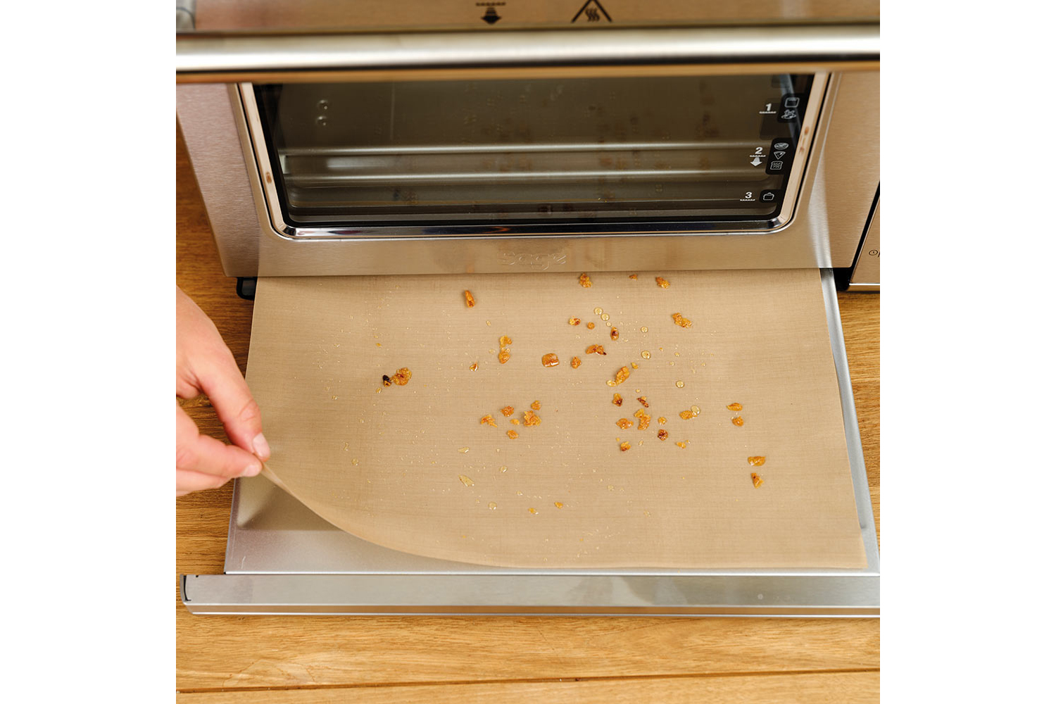 Nostik Rectangular Air Fryer Liner | Set of 2