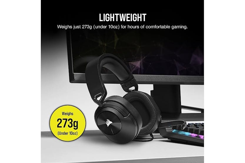 Corsair HS55 Stereo Wired Gaming Headset | Carbon