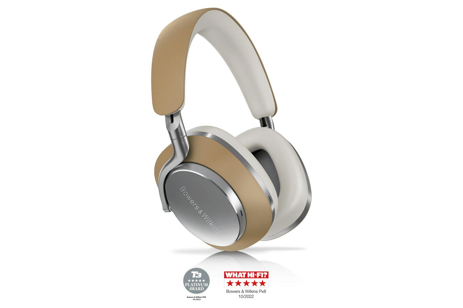 Bowers & Wilkins Px8 Over-Ear Wireless Noise Canceling Headphones | Tan