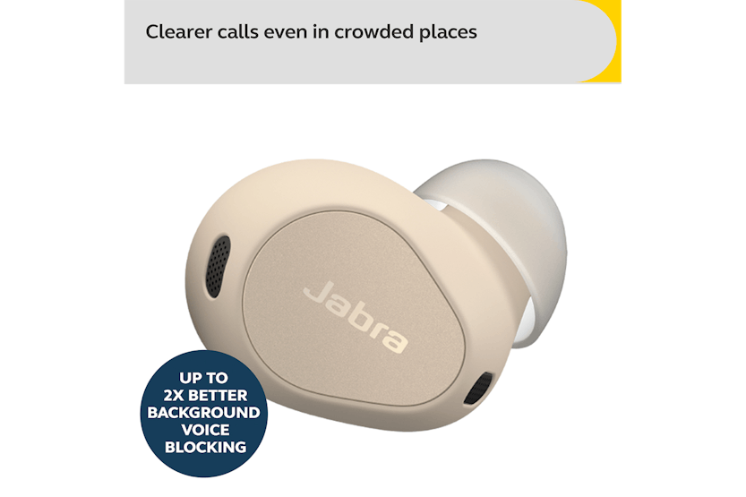 Jabra Elite 10 Wireless Earbuds | Cream