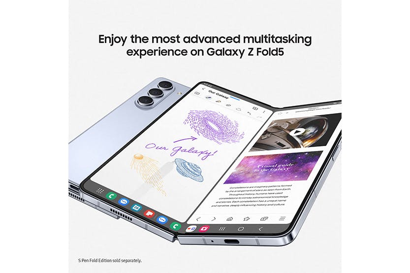 Buy SAMSUNG Galaxy Z Fold5 5G (12GB RAM, 512GB, Phantom Black) Online -  Croma