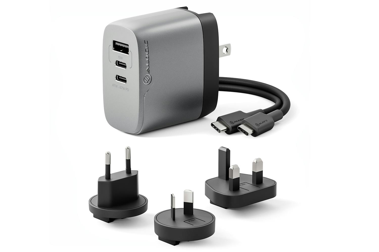 Alogic 67W Rapid Power Multi-Country Travel Gan Charger
