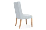 Elsa Dining Chair | Oak Leg | Blue Velvet