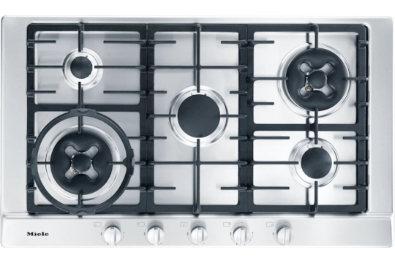 Miele 90cm Gas Hob with 2 Dual Wok Burners | KM2054
