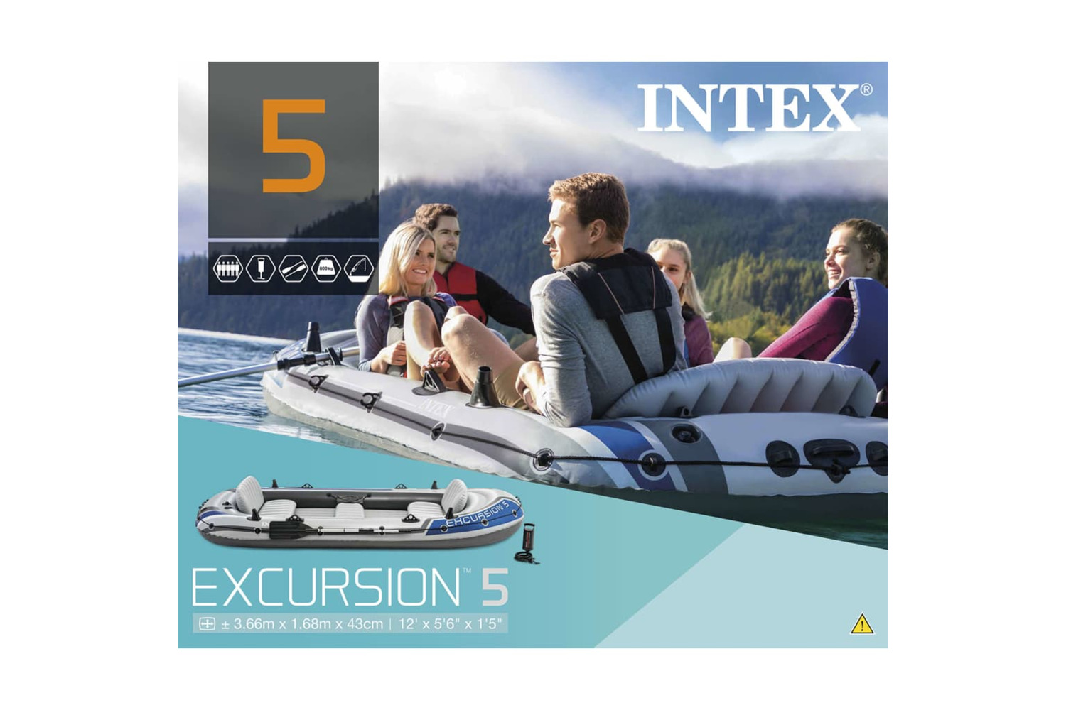 Intex 90803 Excursion 5 Set Inflatable B