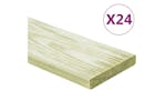 Vidaxl 3107768 Decking Boards 24 Pcs 2.88 M2 1m Impregnated