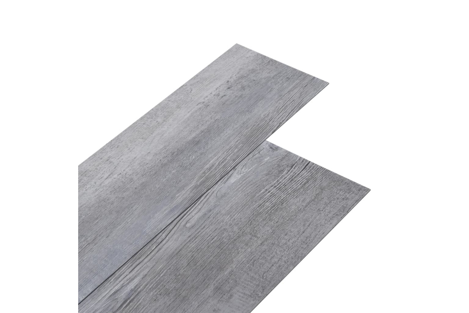 Vidaxl Pvc Flooring Planks 5.02 M² 2 Mm Self-adhesive Matt Wood Grey
