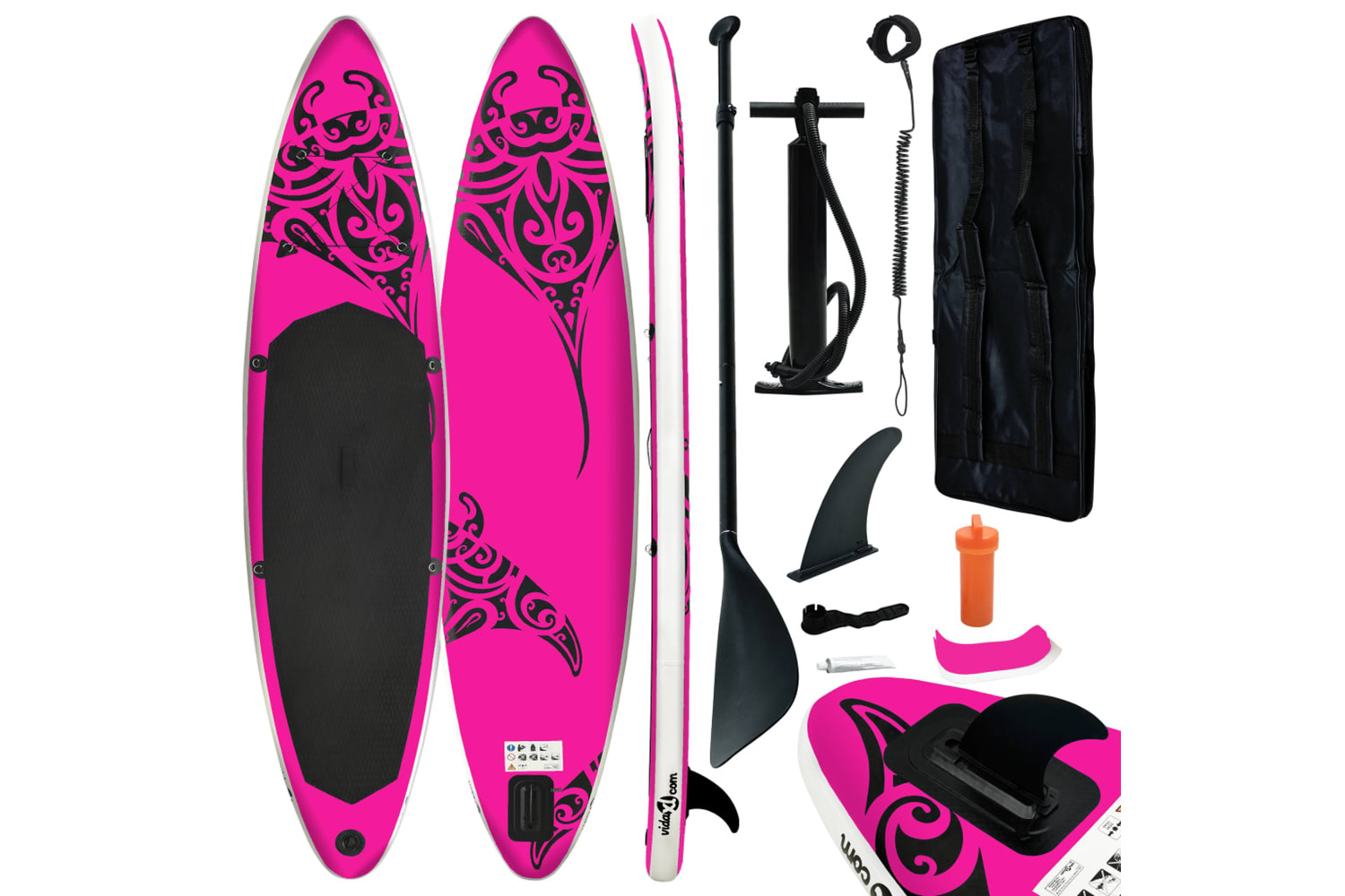 vidaXL 92751 Inflatable Stand Up Paddleboard Set 366x76x15 C