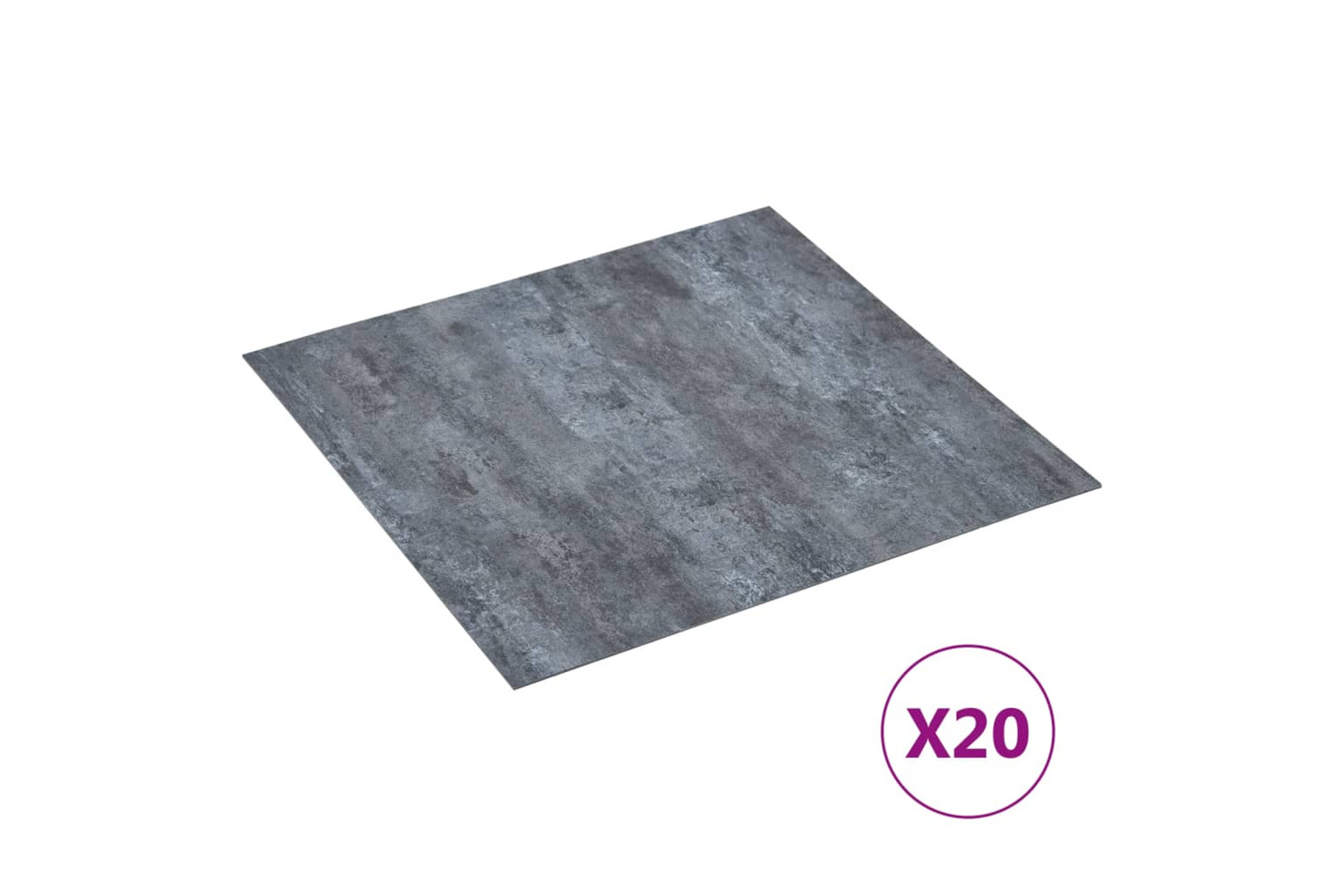 Vidaxl Self-adhesive Flooring Planks 20 Pcs Pvc 1.86 M² Grey Marble