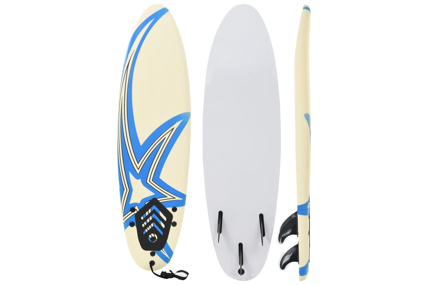 vidaXL 91689 Surfboard 170cm Star