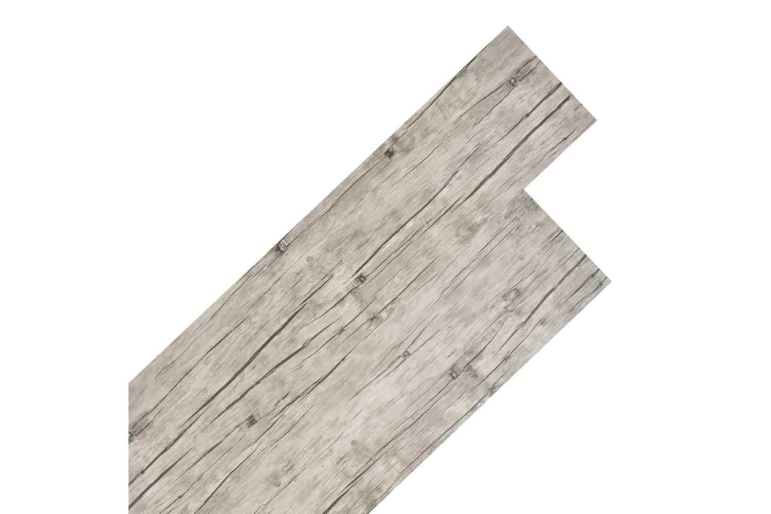 Vidaxl Non Self-adhesive Pvc Flooring Planks 4.46 M² 3 Mm Light Grey