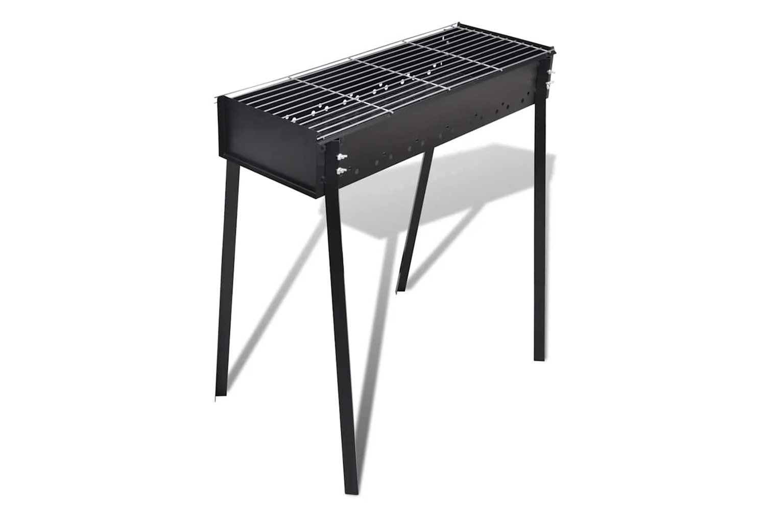 Vidaxl Bbq Stand Charcoal Barbecue Square 75 X 28 Cm
