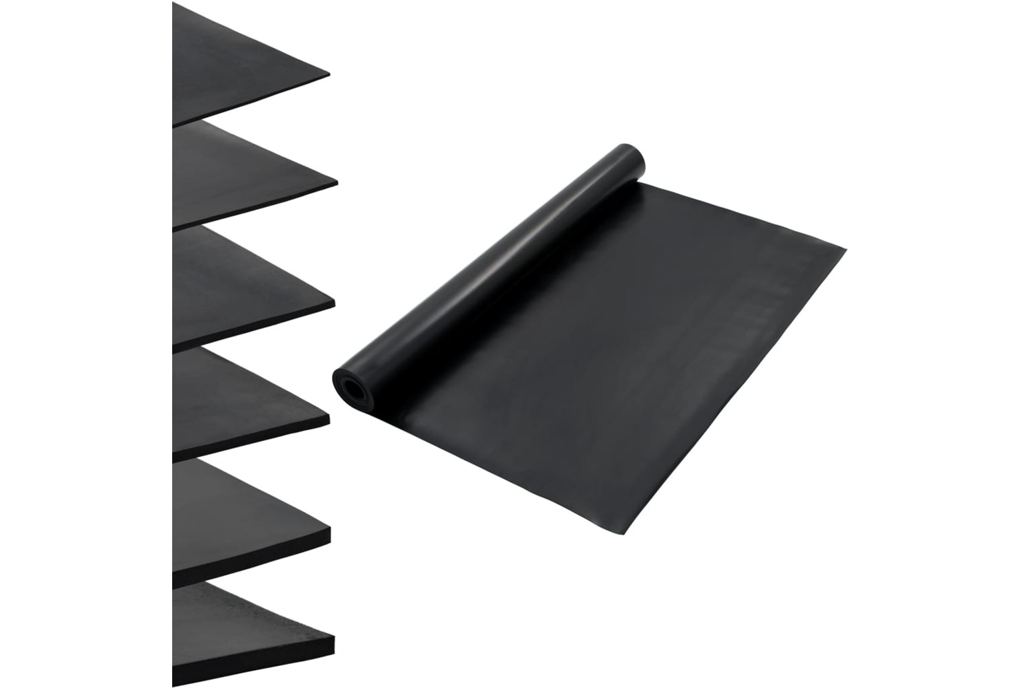 JN. Vidaxl 143958 Floor Mat Anti-slip Rubber 1.2x5 M 2 Mm Smooth
