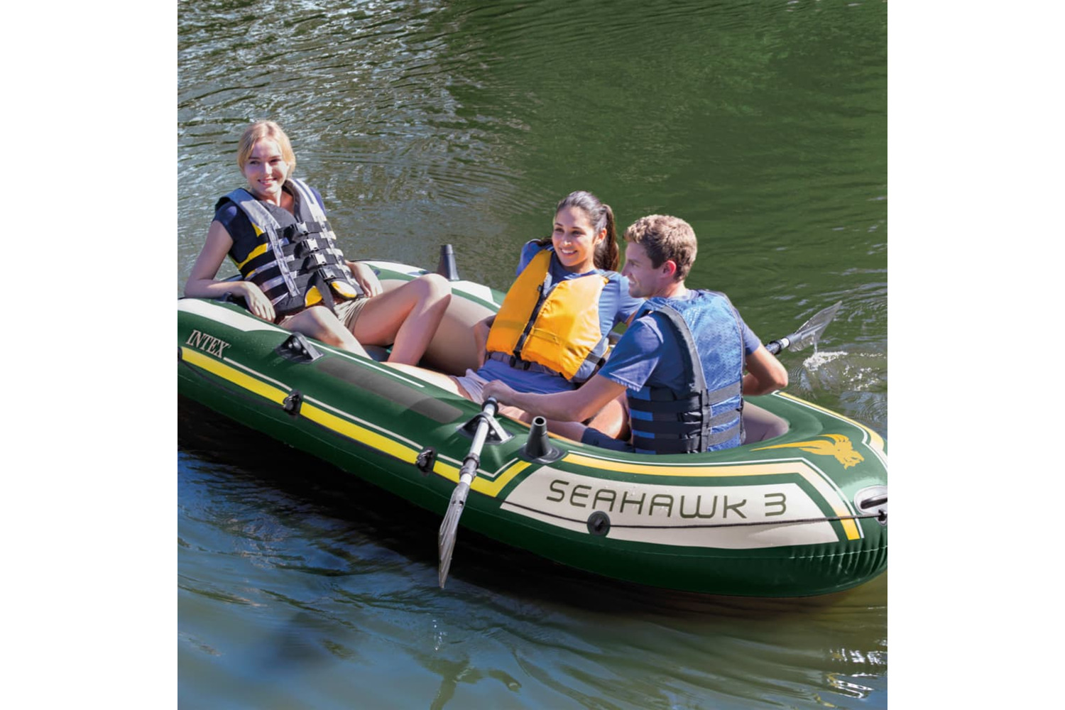 Intex 91549 Inflatable Boat Set Seahawk
