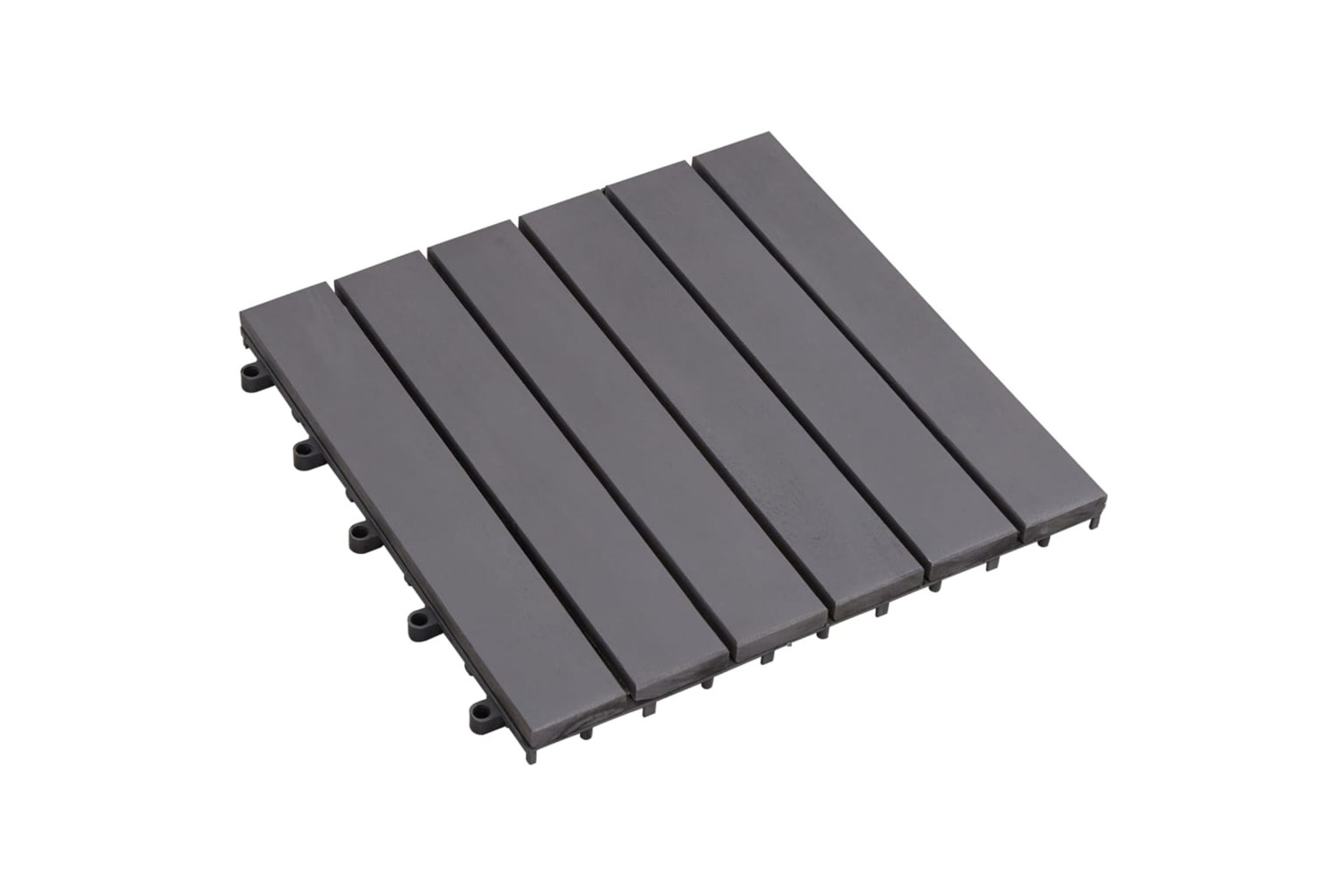 vidaXL 46586 Decking Tiles 10 Pcs Grey Wash 30x30cm Solid A