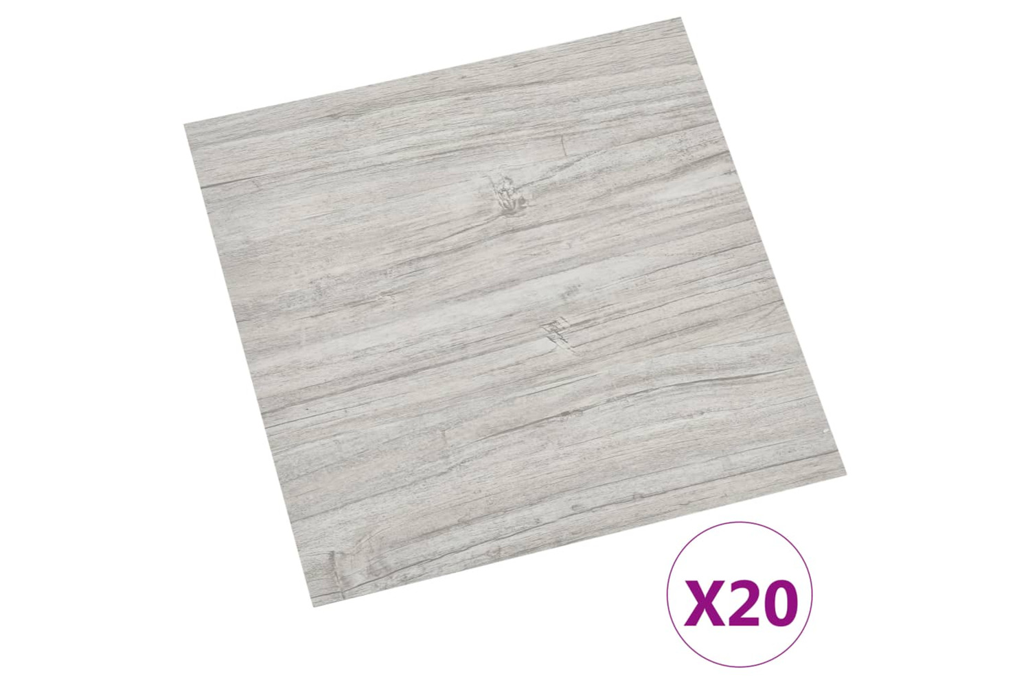 Vidaxl Self-adhesive Flooring Planks 20 Pcs Pvc 1.86 M² Light Grey