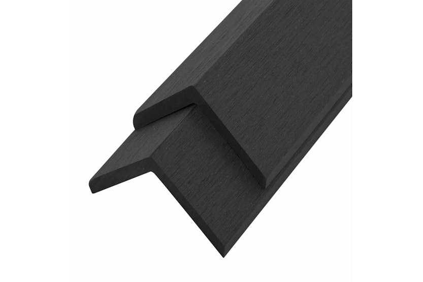 Vidaxl 45020 5 Pcs Decking Angle Trims Wpc 170 Cm Black