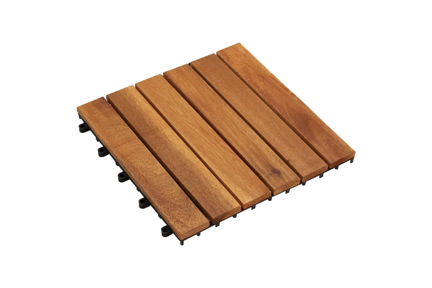 vidaXL 41584 10 Pcs Acacia Decking Tiles 30 X 30cm Vertical