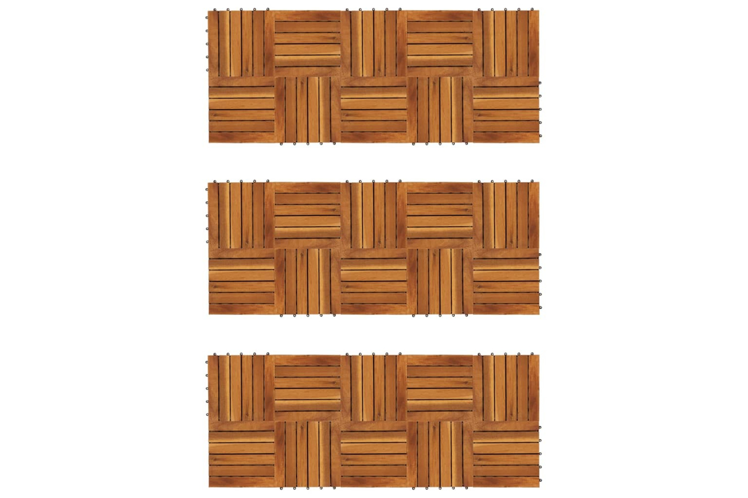 vidaXL 271791 Decking Tiles Vertical Pattern 30