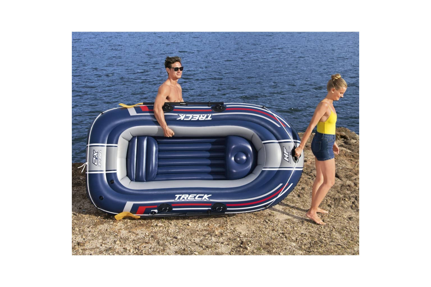 Bestway 93118 Hydro-force Treck X2 Set Inflatable Boat 255x1