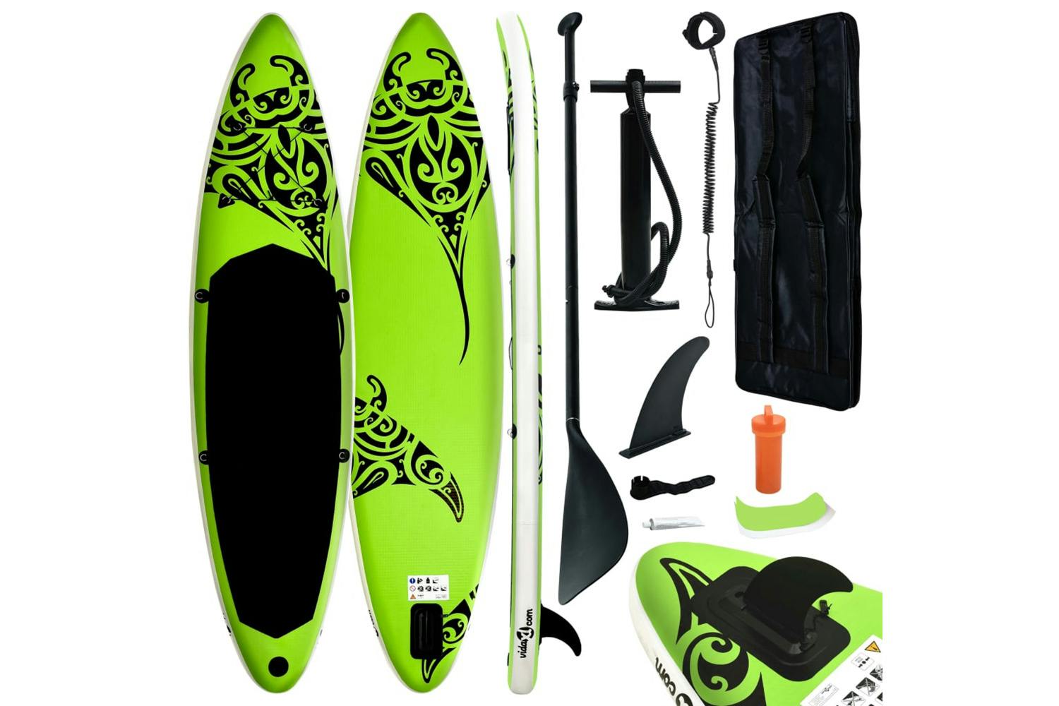 Vidaxl 92742 Inflatable Stand Up Paddleboard Set 366x76x15 C