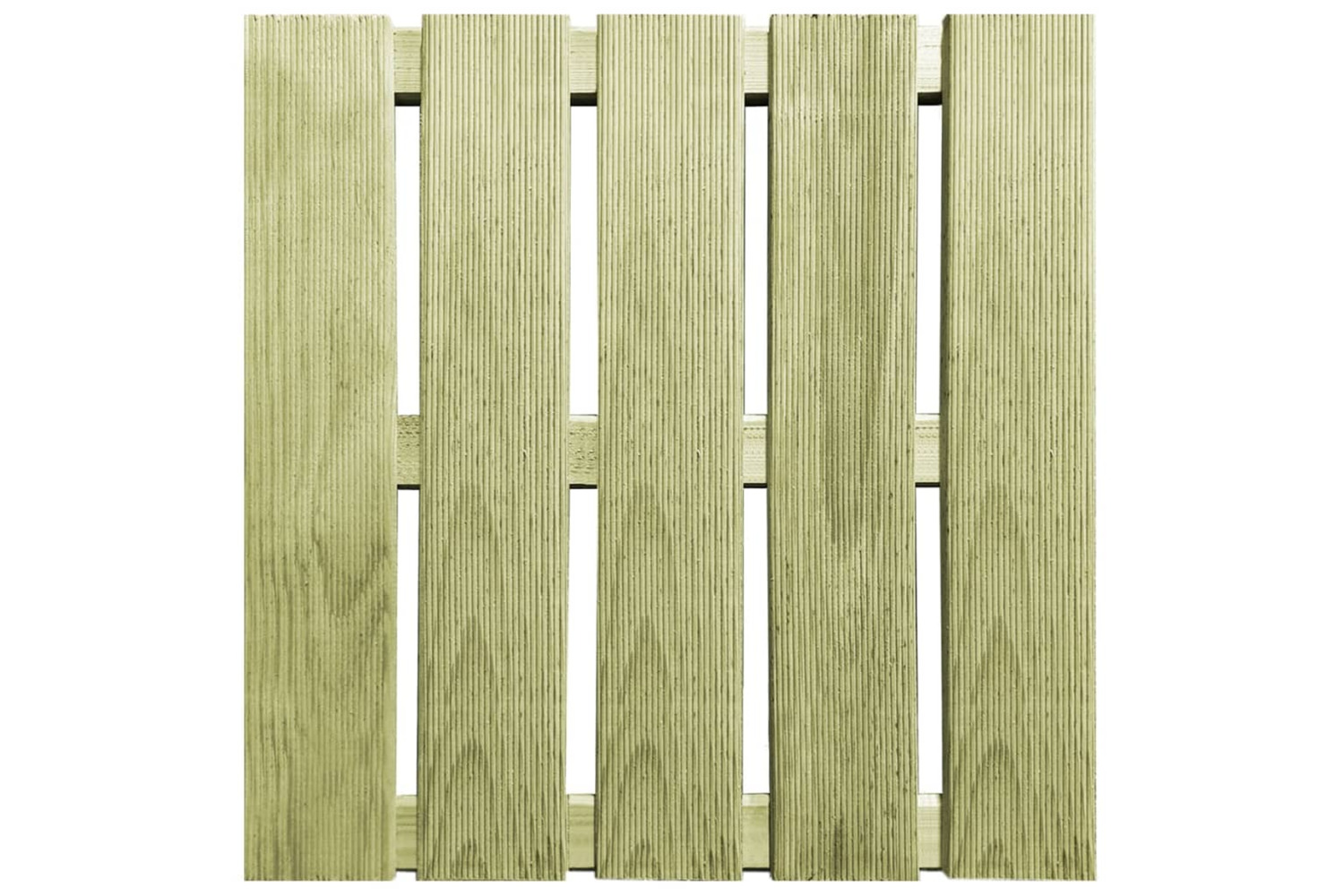 vidaXL 276431 18 Pcs Decking Tiles 50x50cm Wood Green