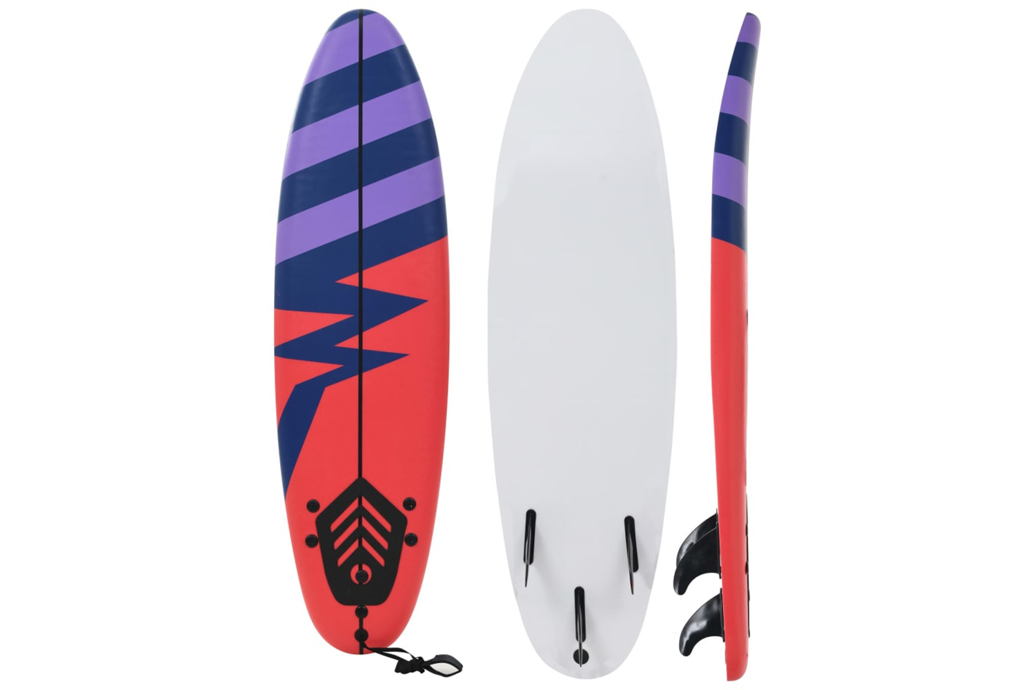 vidaXL 91688 Surfboard 170cm Stripe