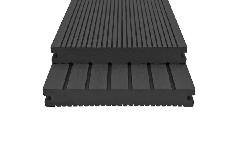 Vidaxl 275671 Wpc Solid Decking Boards With Accessories 10 M