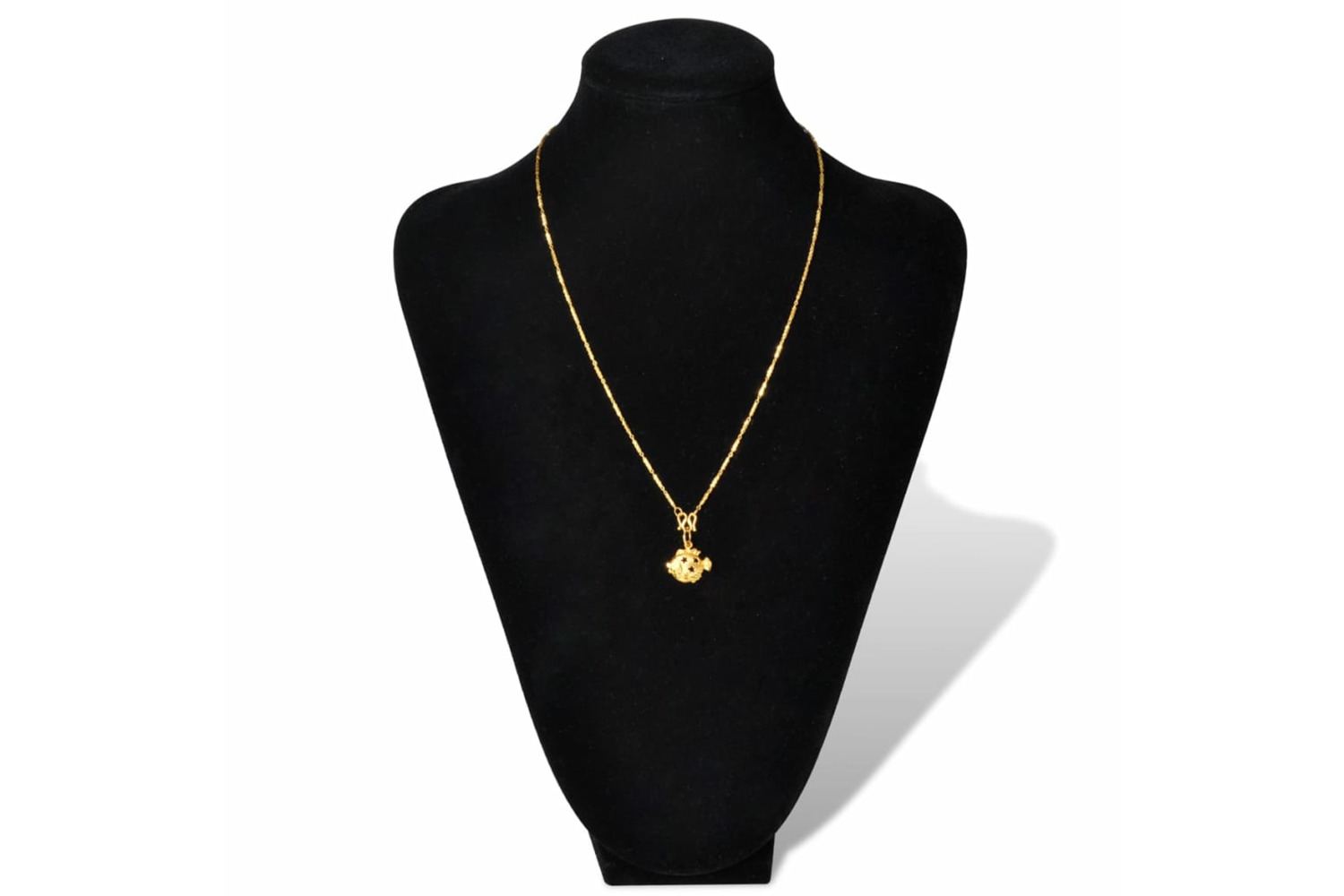 vidaXL 240906 Flannel Jewelry Holder Necklace B