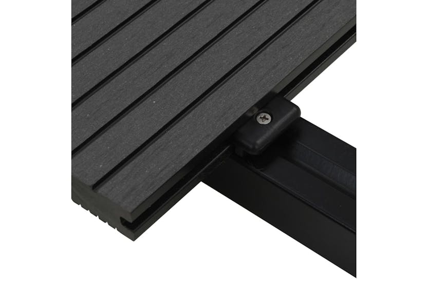 Vidaxl 275671 Wpc Solid Decking Boards With Accessories 10 M