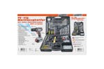 Bruder Mannesmann 440340 75 Piece Tool Kit With Cordless Drill 20 V. 1.3 Ah