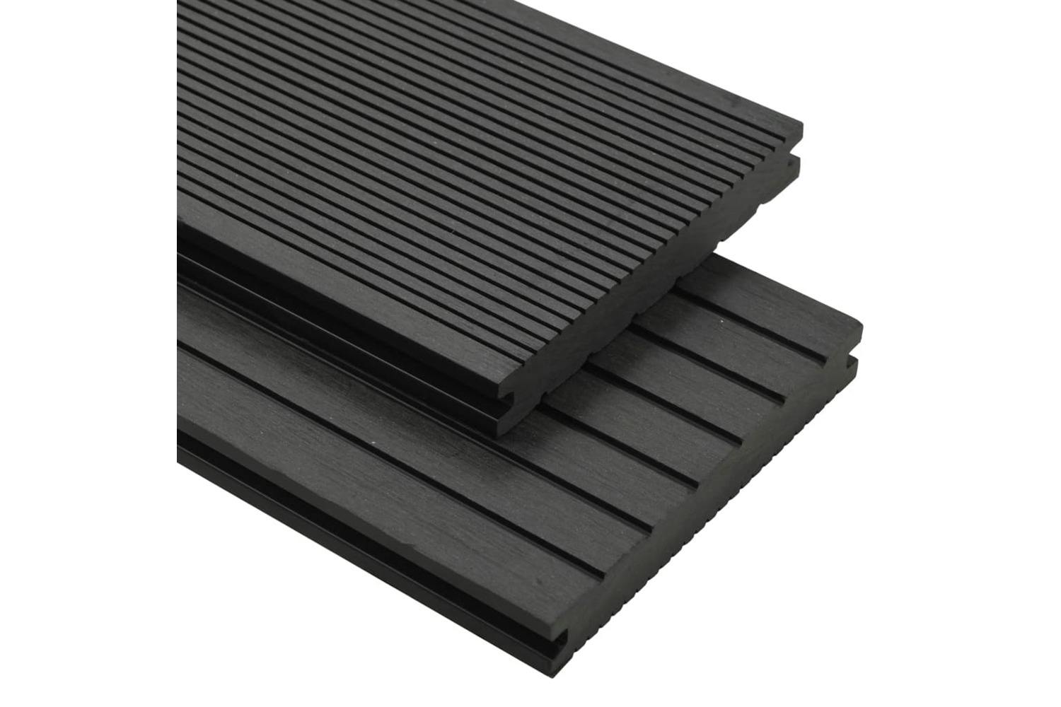 Vidaxl 275671 Wpc Solid Decking Boards With Accessories 10 M