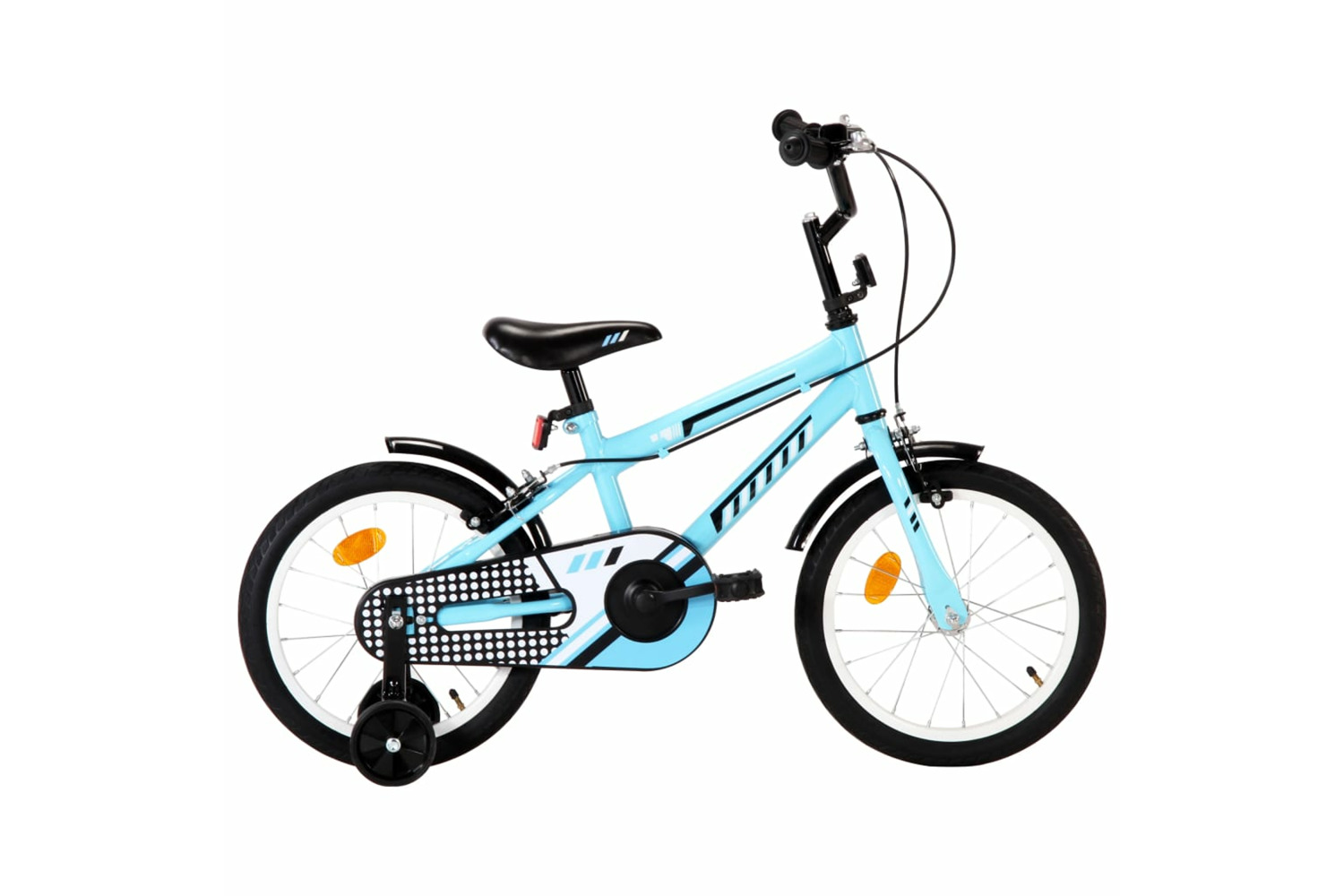 vidaXL 92178 Kids Bike 16 Inch Black And Blue