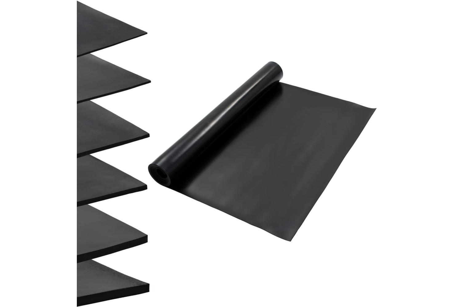 vidaXL 143960 Floor Mat Anti-slip Rubber 1.2x5 M 3mm Smooth