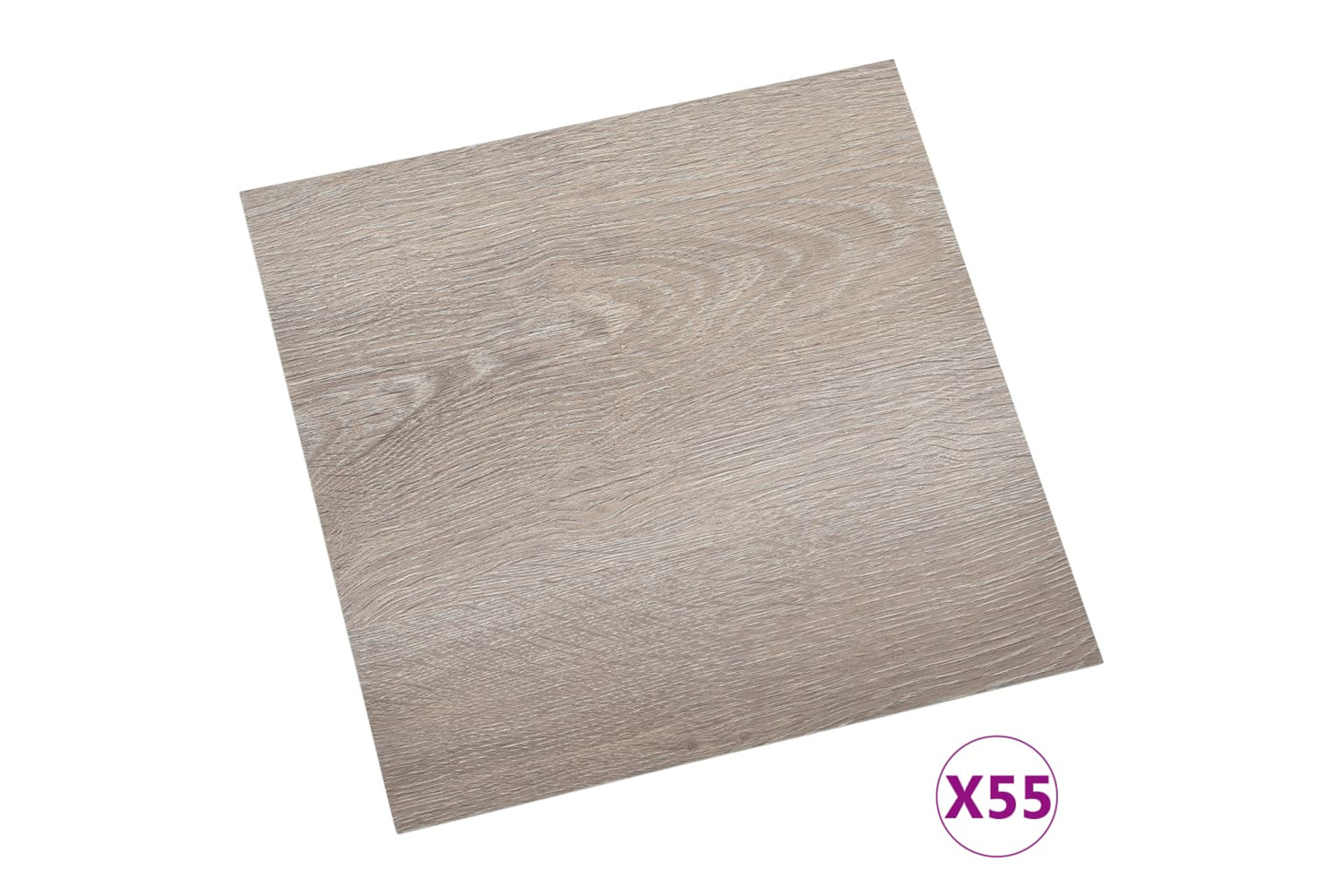 Vidaxl Self-adhesive Flooring Planks 55 Pcs Pvc 5.11 M² Taupe