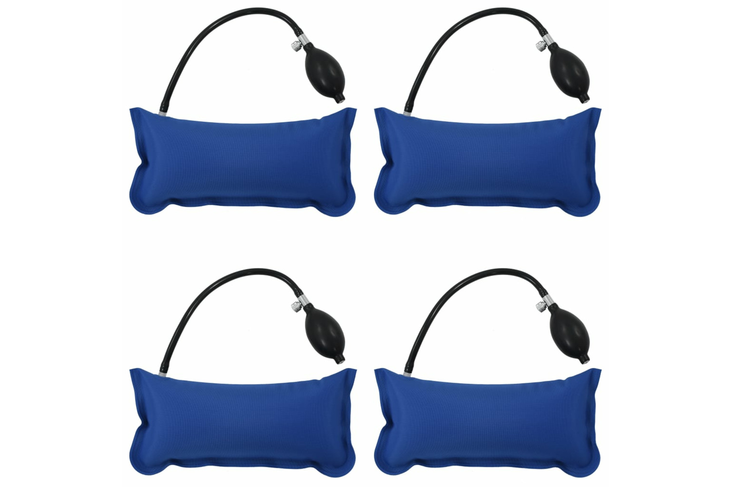 vidaXL 210551 Air Pump Wedges 4 Pcs 2-50mm 100 Kg