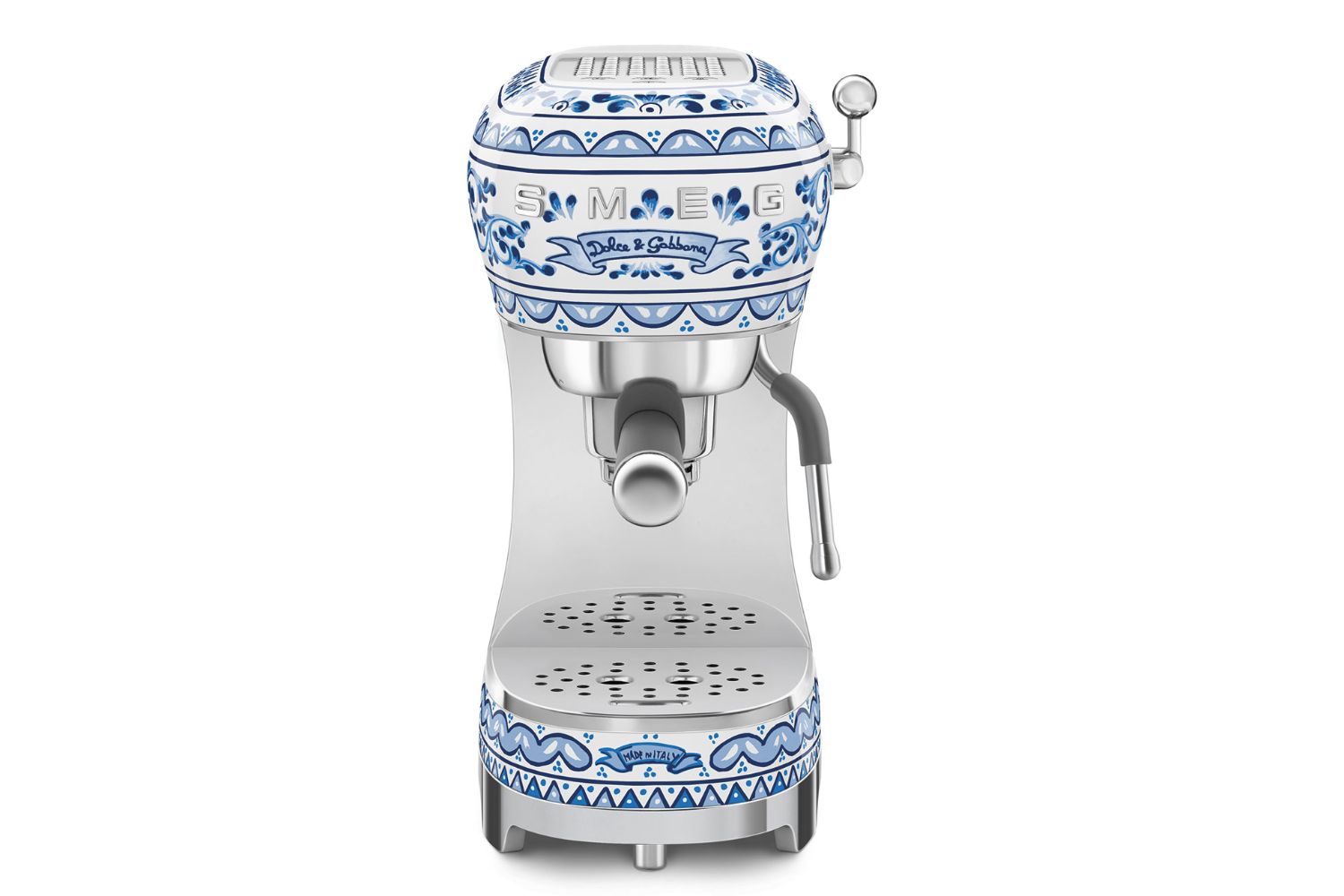 Smeg 50's Style Dolce & Gabbana Espresso Coffee Machine with Pump | ECF02DGBUK