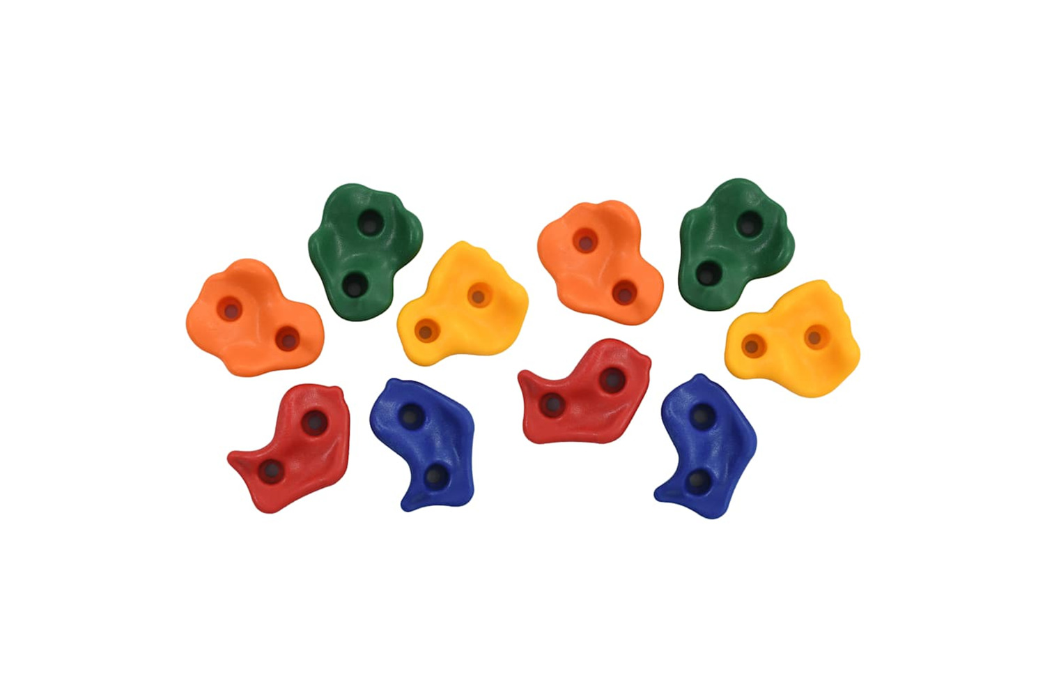 Vidaxl Climbing Stones 10 Pcs Multicolour Pe