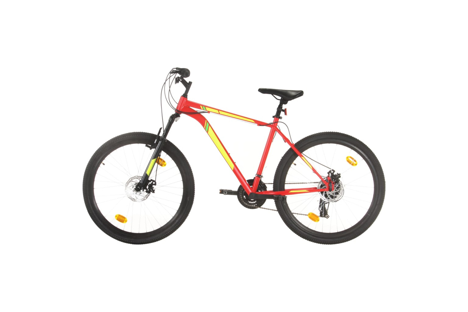 Vidaxl Mountain Bike 21 Speed 27.5 Inch Wheel 42 Cm Red