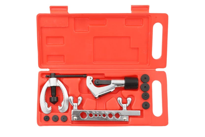 Vidaxl 210201 Flaring Tool Kit Set Tube Bender Pipe Repair With Case