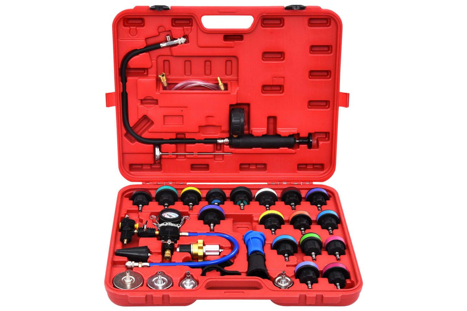 vidaXL 210533 28 Piece Cooling System & Radiator Cap Pressure Tester