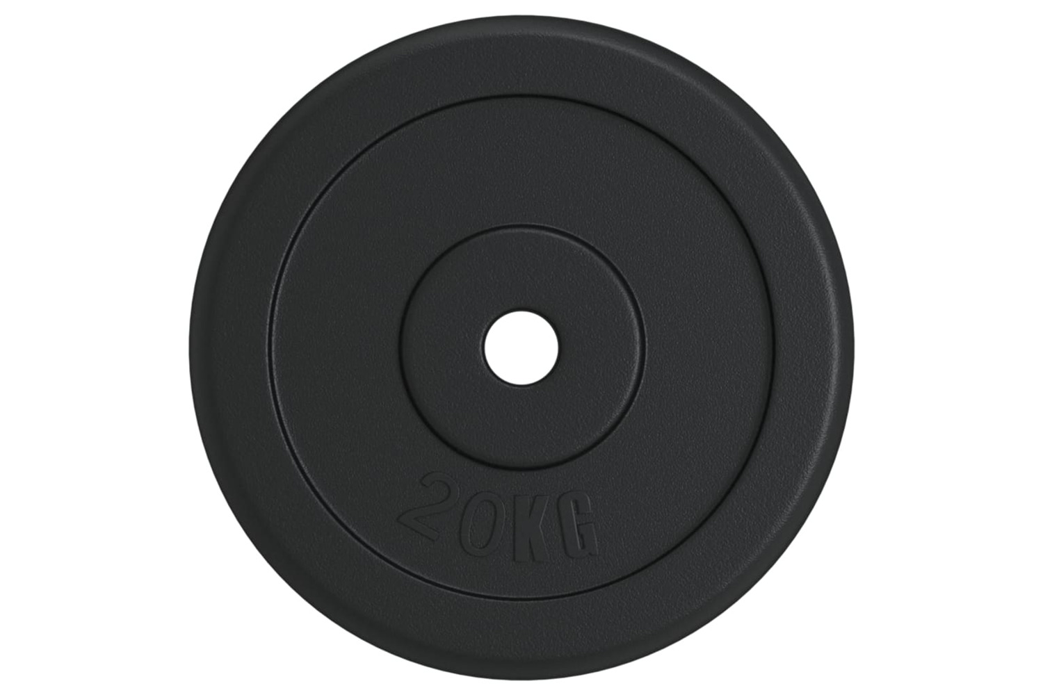 vidaXL 93643 Weight Plate 20 Kg Cast Iron