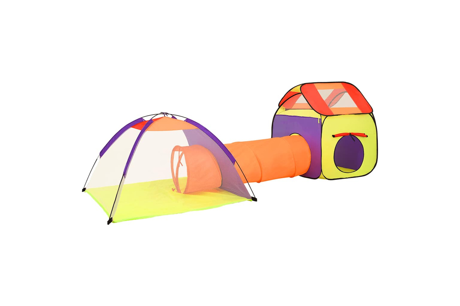 Vidaxl Children Play Tent Multicolour 338x123x111 Cm