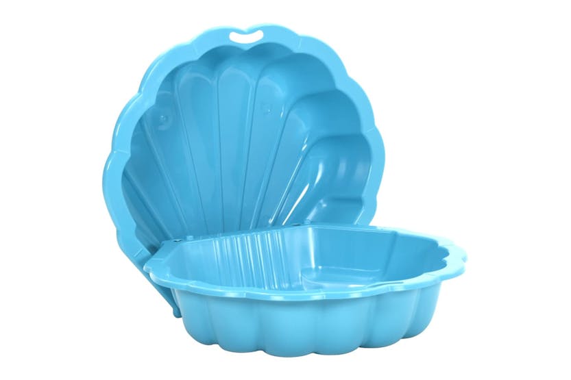 Vidaxl 317737 Sandpits 2 Pcs Blue 77x87x21cm Plastic